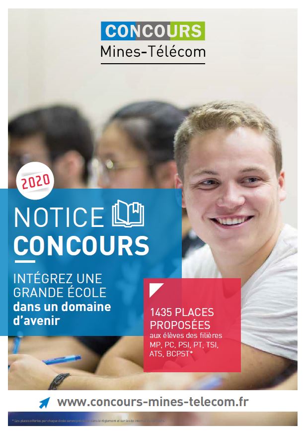 vignette notice du concours mines telecom 2020
